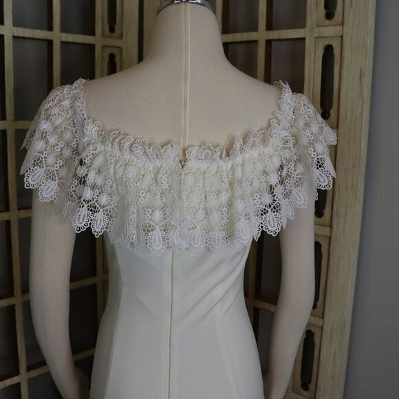 Revolve WYLDR Mailey White Lace Bodycon Sheath Dress Size S - Picture 10 of 15